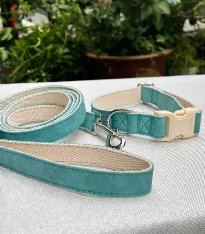 Dog Collar Harness And Leash Set (5)